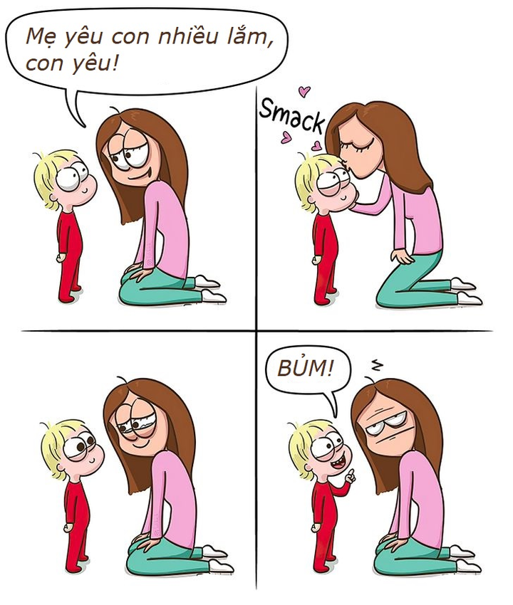 Loạt tranh vừa hài hước vừa xúc động về sự hy sinh của người mẹ - 16