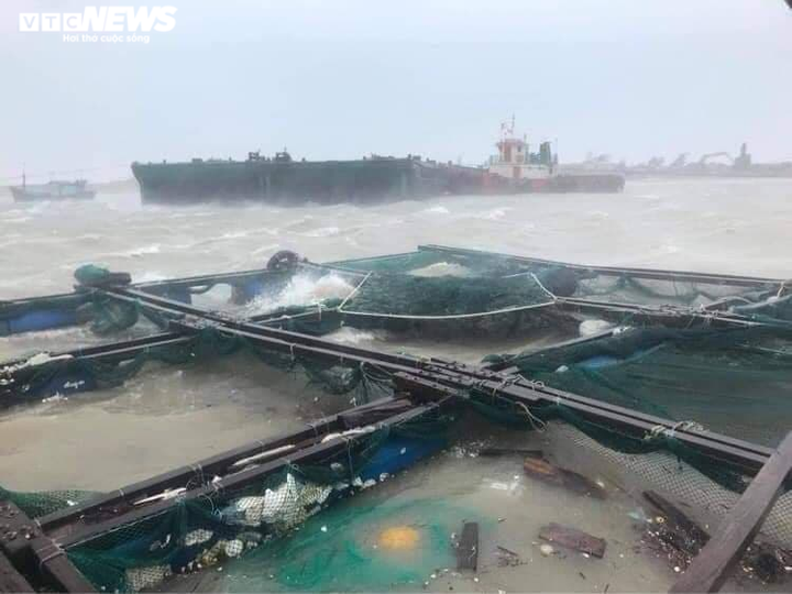 Ảnh: Hãi hùng cảnh bão giật tung mái nhà, kéo chìm tàu du lịch ở Quảng Ngãi - 7