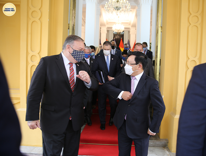 Ảnh: Ngoại trưởng Pompeo thăm Việt Nam, hội đàm Phó Thủ tướng Phạm Bình Minh - 1
