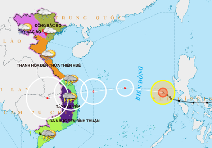 Chuyên gia cơ quan khí tượng: Bão số 10 khó dự đoán - 1
