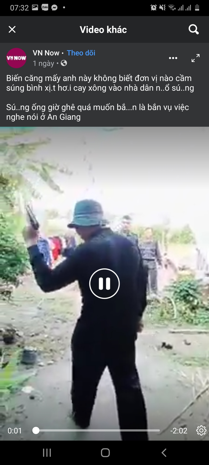 Dân tố công an nổ súng bắn người: Công an An Giang nói do trượt chân, cướp cò - 1