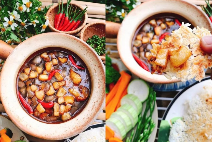 Cách làm cơm cháy kho quẹt chuẩn vị - 1
