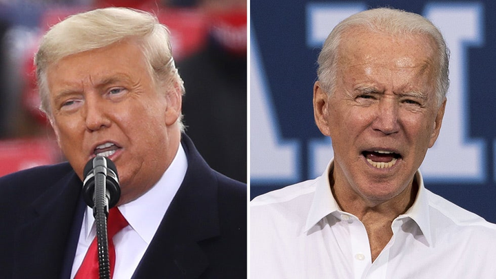 Thông điệp trái ngược của Trump và Biden trước giờ bỏ phiếu - 1