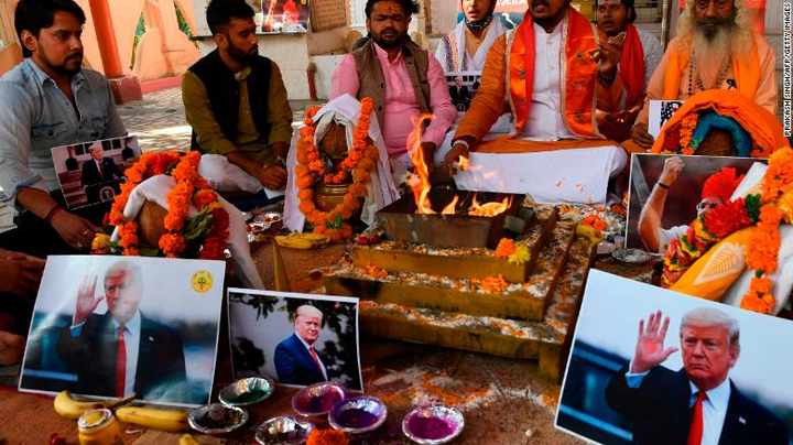 Người Ấn Độ làm lễ cầu nguyện cho Kalama Harris và Trump - 2