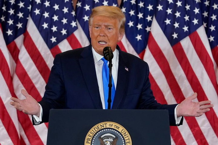 Tổng thống Trump tuyên bố chiến thắng dù chưa kiểm phiếu xong - 1