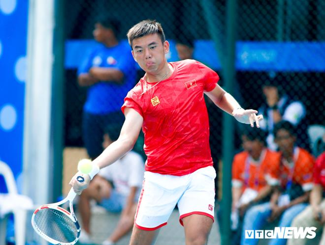 Giải quần vợt VĐQG 2020: Lý Hoàng Nam thắng dễ ở tứ kết - 1