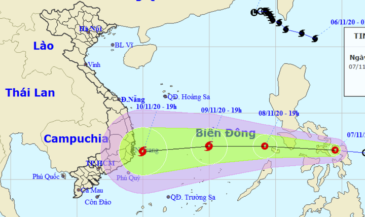 Áp thấp nhiệt đới có thể mạnh thành bão giật cấp 10 khi vào Biển Đông - 1