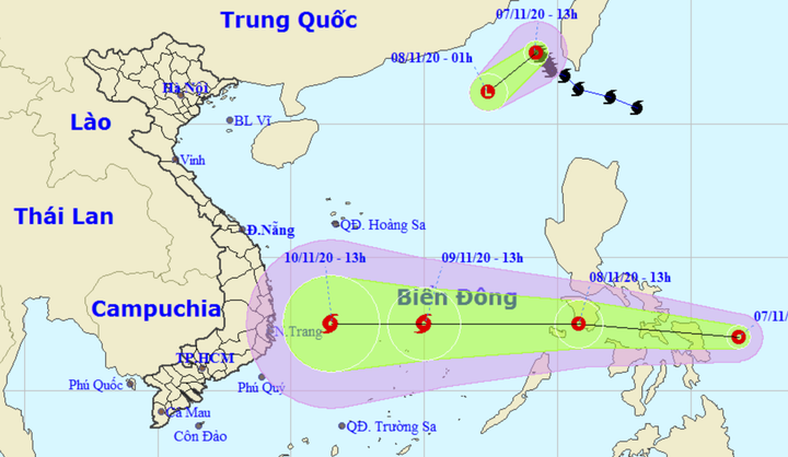 Bão số 11 vừa suy yếu, Biển Đông lại đón áp thấp nhiệt đới mới - 1