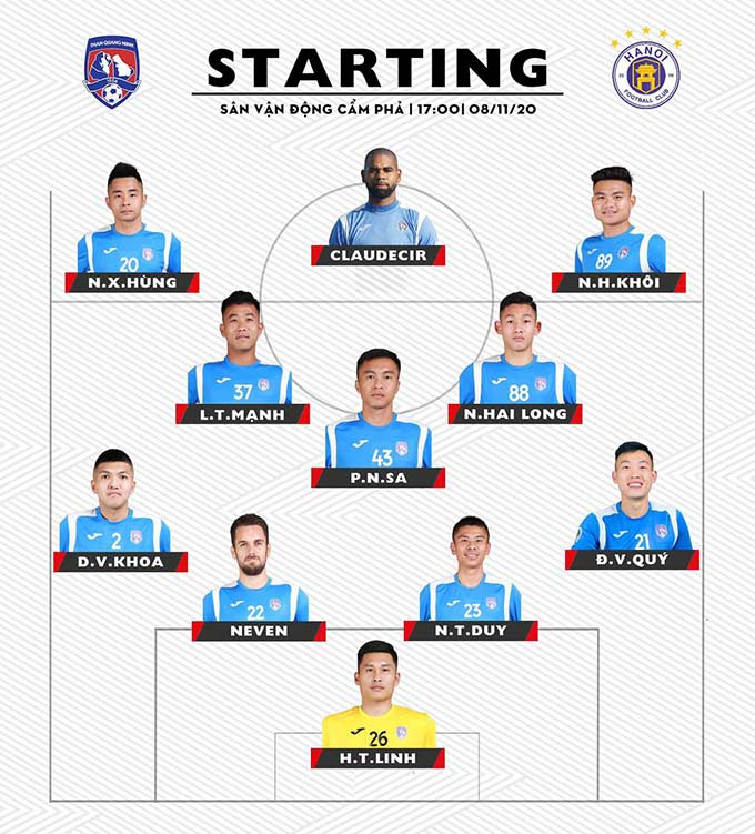 Trực tiếp Than Quảng Ninh 0-4 Hà Nội FC: Quang Hải, Văn Quyết ghi bàn - 6