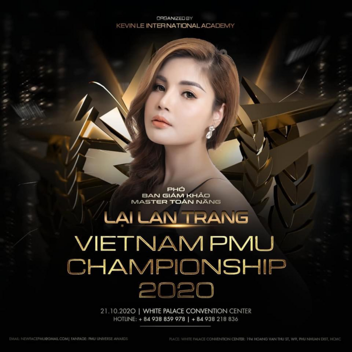 Lại Lan Trang: Chuyên gia phun xăm thẩm mĩ nổi bật trong nhiều cuộc thi - 1