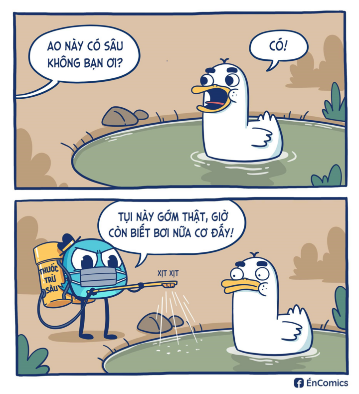 Vì sao chú vịt kinh hoàng khi biết ao sâu? - 1