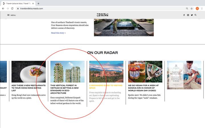 Tạp chí danh tiếng Mỹ dành vị trí đẹp viết về tòa tháp xanh cao nhất Việt Nam - 1