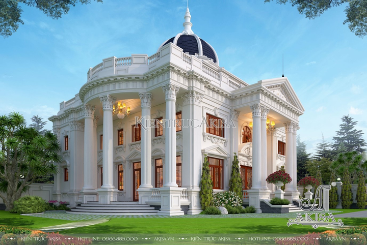 Top 5 mẫu biệt thự cổ điển Pháp đang được ưa chuộng nhất - 3