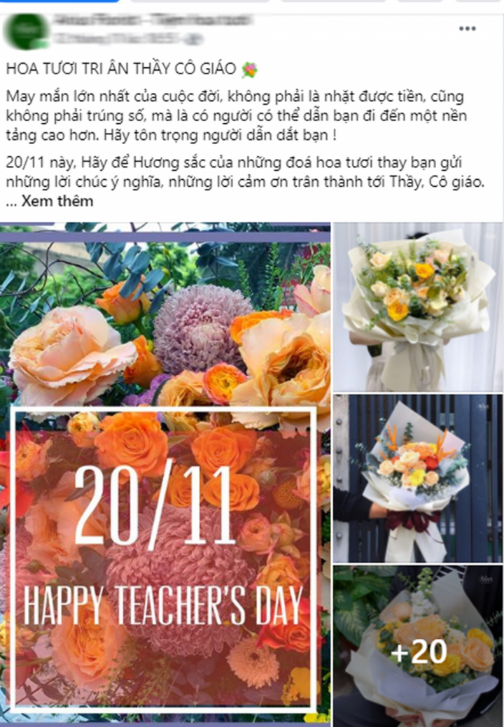 Chợ online nhộn nhịp dịp 20/11 - 3