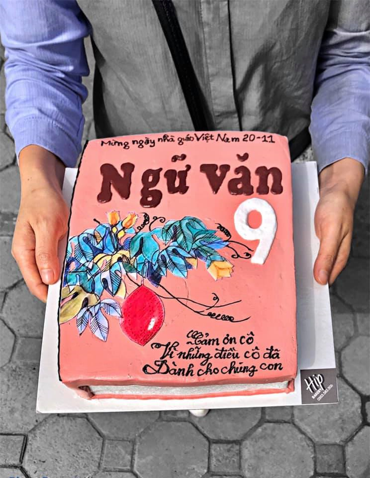 Cười ngất với loạt bánh kem mừng ngày 20/11 'muôn hình vạn trạng' của học trò - 4