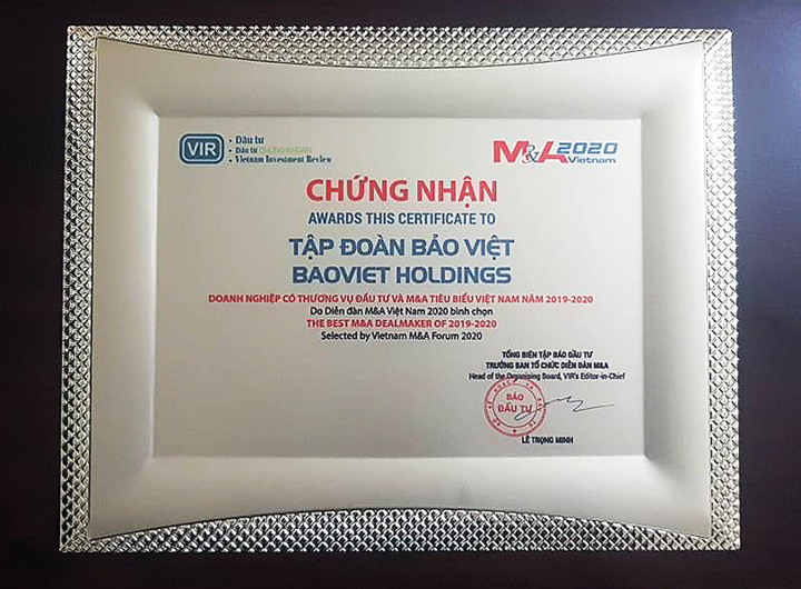 Bảo Việt - Sumitomo Life: Thương vụ đầu tư và M&A tiêu biểu Việt Nam 2019-2020 - 2