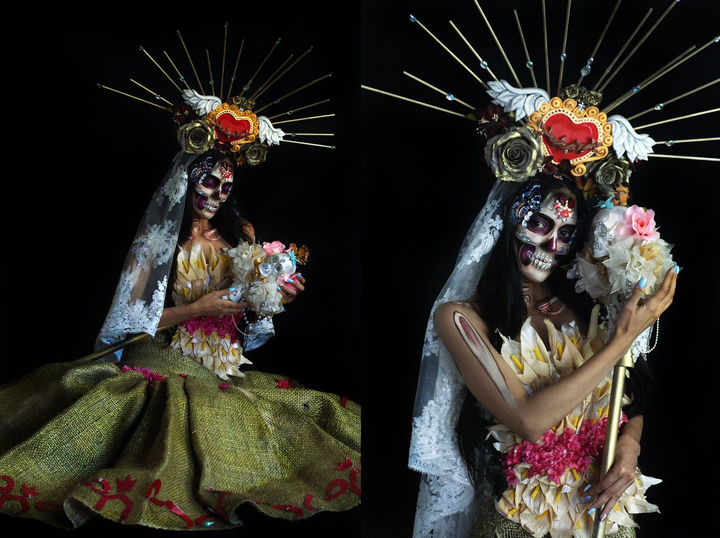 Những bộ váy 'ma quái' gây sốc tại cuộc thi Hoa hậu Mexico 2020 - 7