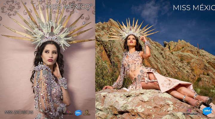 Những bộ váy 'ma quái' gây sốc tại cuộc thi Hoa hậu Mexico 2020 - 15