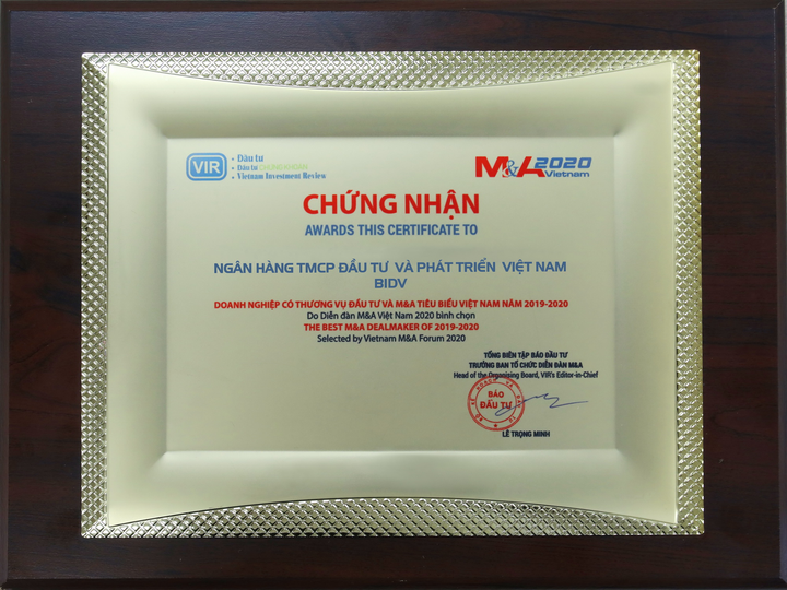 BIDV - Hana: Thương vụ đầu tư và M&A tiêu biểu Việt Nam năm 2019-2020 - 1