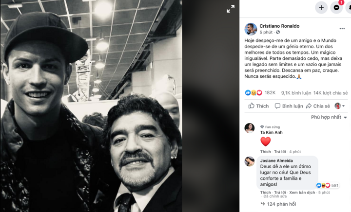 CĐV ước Maradona đầu thai làm cầu thủ Việt Nam - 2
