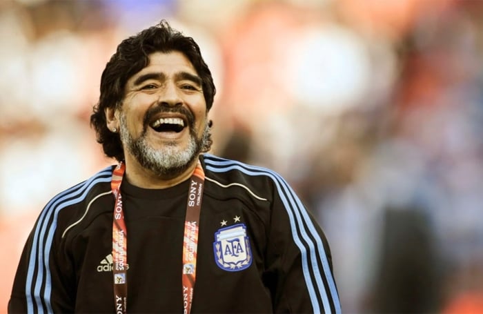 Diego Maradona nổi tiếng không chỉ vì tài năng chơi bóng xuất chúng.