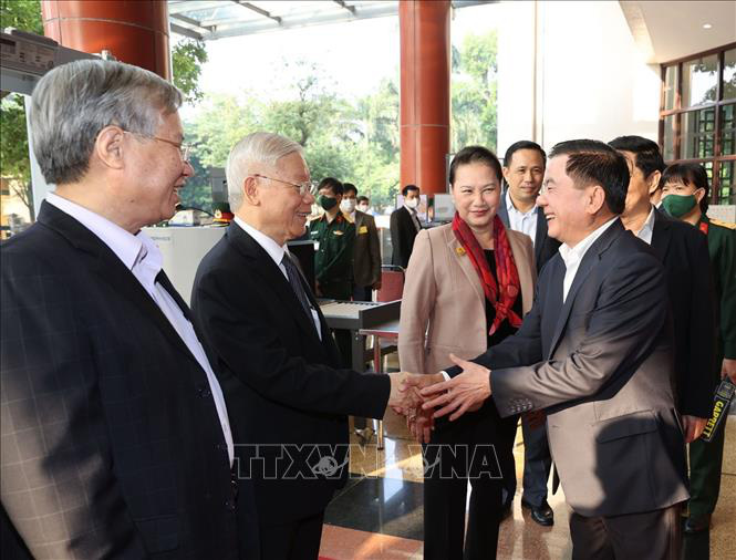 Tổng Bí thư, Chủ tịch nước dự hội nghị tổng kết công tác kiểm tra, giám sát - 1