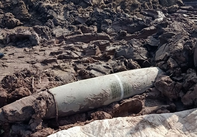 Phát hiện quả bom nặng 260kg trong lúc đào ao ở Hải Dương - 1