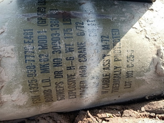 Phát hiện quả bom nặng 260kg trong lúc đào ao ở Hải Dương - 2