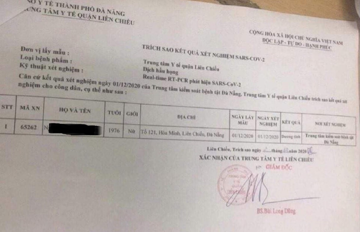 Đà Nẵng bác tin nhân viên y tế quận Liên Chiểu dương tính với SARS-CoV-2 - 2