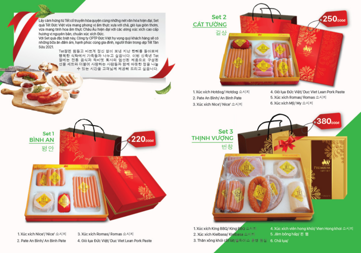 Set quà Tết Đức Việt - Xúc xích cao cấp, ngon đậm vị Âu - 2