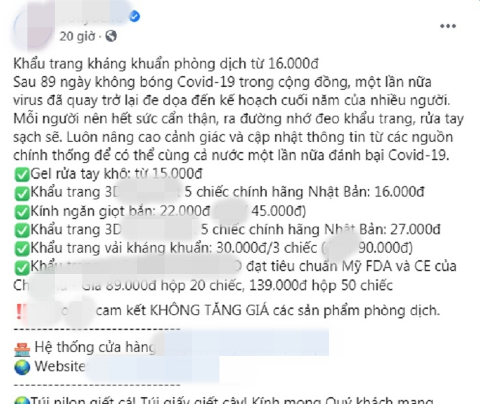 COVID-19 xuất hiện, 'chợ mạng' lại nhộn nhịp bán khẩu trang - 1