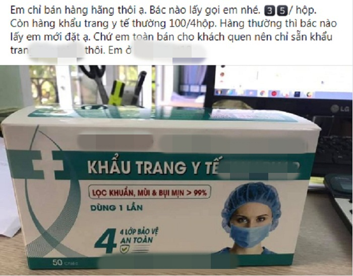 COVID-19 xuất hiện, 'chợ mạng' lại nhộn nhịp bán khẩu trang - 2