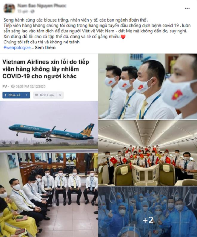 Nhân viên Vietnam Airlines đồng loạt treo hashtag xin lỗi cộng đồng - 4