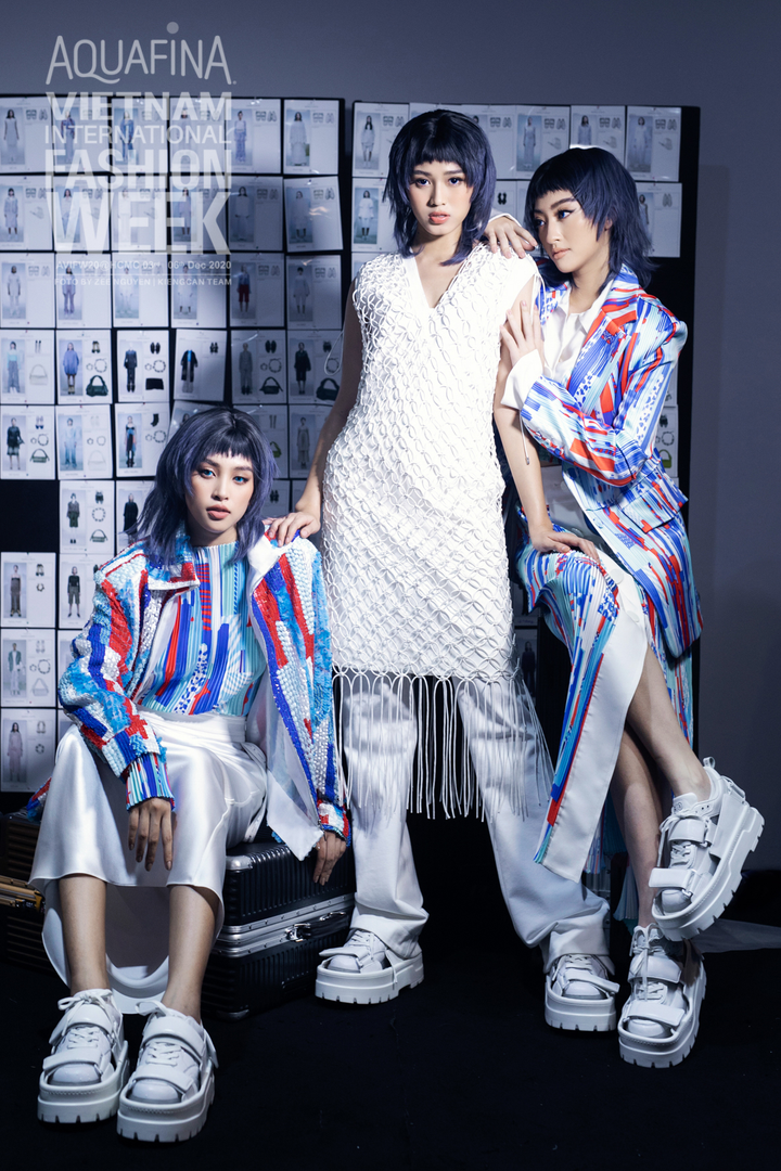 Ảnh hậu trường đẹp không tì vết của các hoa hậu Đỗ Thị Hà, Thùy Linh, Tiểu Vy - 3