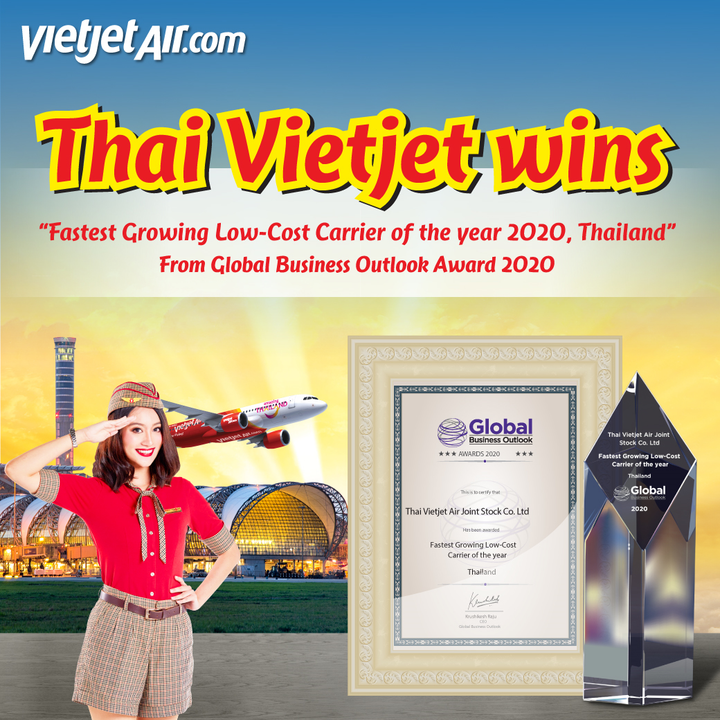Vietjet Thái Lan là Hãng hàng không tăng trưởng nhanh nhất năm 2020 - 1