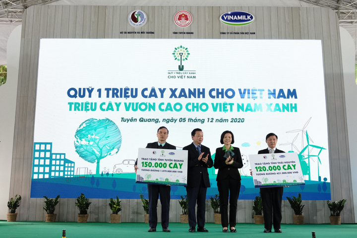 Vinamilk hoàn thành mục tiêu trồng hơn 1,1 triệu cây xanh trong năm 2020 - 3