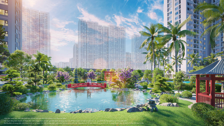 Hé lộ thiết kế độc đáo của bộ đôi vườn Nhật đẳng cấp tại The Origami - 2