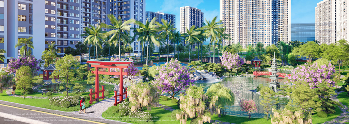 Hé lộ thiết kế độc đáo của bộ đôi vườn Nhật đẳng cấp tại The Origami - 3