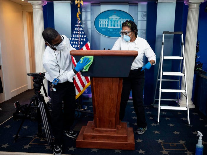 Biden sẽ khử trùng Nhà Trắng sau khi Trump rời đi - 1