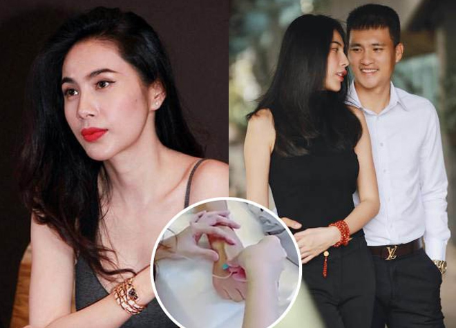 Clip Thủy Tiên truyền nước biển cho Công Vinh tại nhà gây tranh cãi - 1