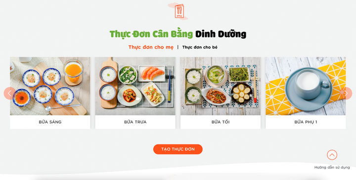 Thực đơn chuẩn cho mẹ bầu, mẹ cho con bú và bé dưới 5 tuổi - 2