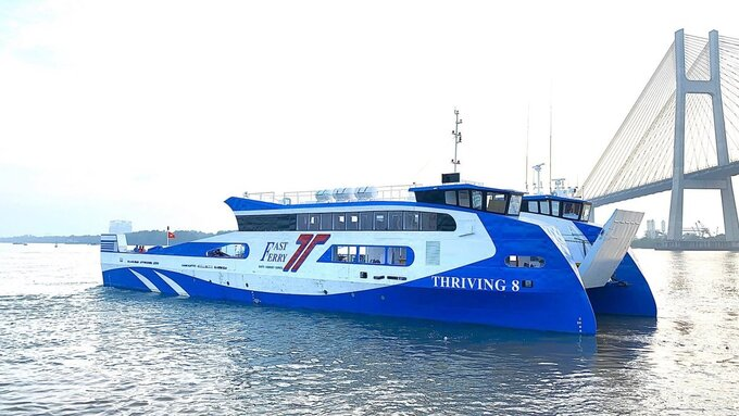 Chuyến phà đầu tiên rút ngắn thời gian từ TP.HCM tới Vũng Tàu còn 30 phút - 1