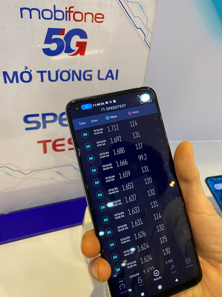 Trải nghiệm thực tế mạng 5G MobiFone: Tốc độ download 'lập đỉnh' với hơn 1,7Gbps - 3