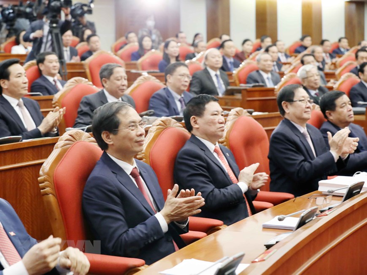 Ảnh: Bế mạc Hội nghị lần thứ 14 Ban Chấp hành Trung ương Đảng - 6