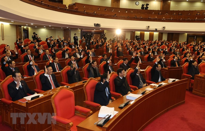 Ảnh: Bế mạc Hội nghị lần thứ 14 Ban Chấp hành Trung ương Đảng - 9