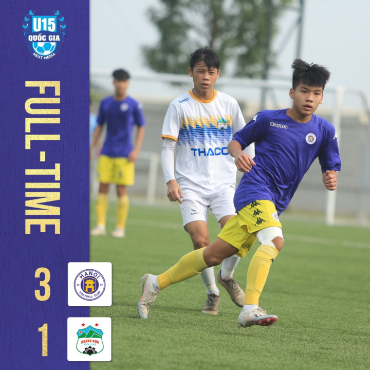 Bất ngờ thua Hà Nội, HAGL bị loại khỏi U15 Cúp Quốc gia - 1
