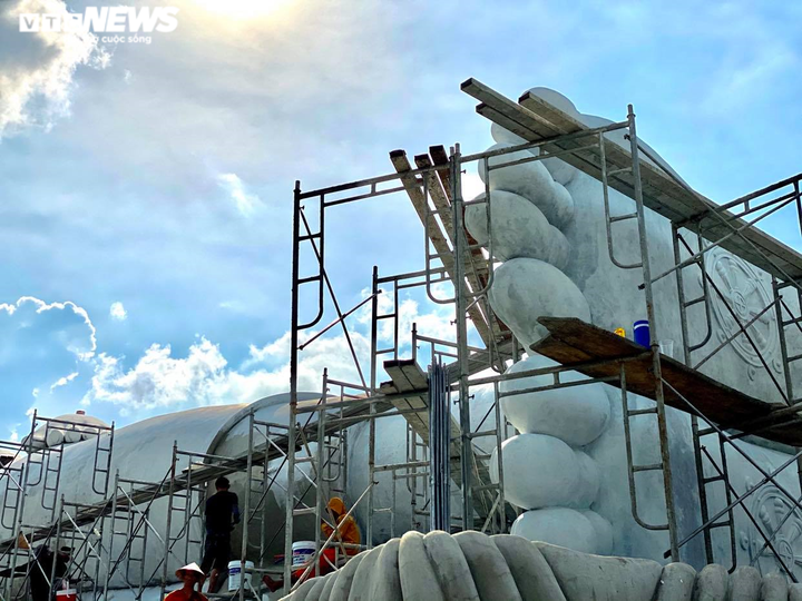 Chiêm ngưỡng tượng Phật nhập niết bàn lớn nhất Việt Nam sắp khánh thành - 4