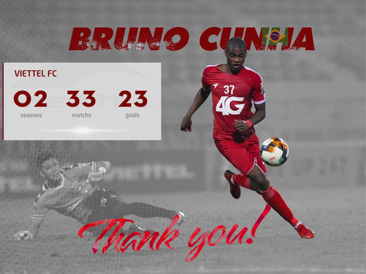 CLB Viettel chia tay tiền đạo Bruno Cunha - 1