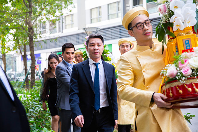 Ảnh: NSND Công Lý và cô dâu Ngọc Hà rạng rỡ trong ngày cưới - 5