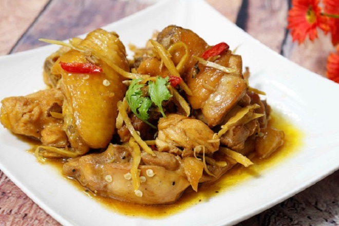 Gà kho gừng ấm nóng cho ngày lạnh - 1